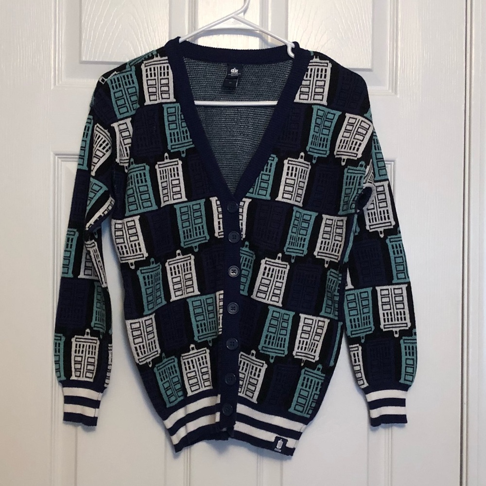 Dr. Who Tardis Sweater